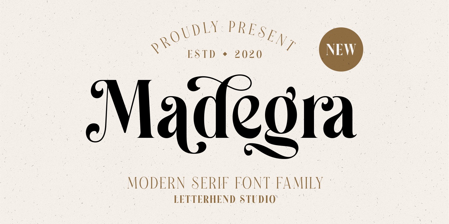 Пример шрифта Madegra #1
